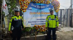 Wujud Sinergitas dan Pelayanan Humanis,Polsek Krian Laksanakan Pengamanan Pemakaman Anggota TNI