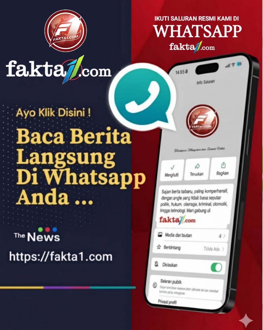 Banner Promosi WhatsApp Channel