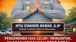 Cegah Kecelakaan, Sat Lantas Polres Konawe Imbau Warga Tak Berkendara Saat Mengantuk
