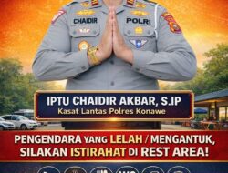 Cegah Kecelakaan, Sat Lantas Polres Konawe Imbau Warga Tak Berkendara Saat Mengantuk