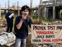 Proyek TPST PAKU mangkrak – Janji Bupati Hanya Omong Kosong!