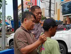 Kapospam SGC AKP Carmin, S.H bersama Unit Reskrim tangkap pelaku pembuka Jalur U-Turn di Cikarang Kota