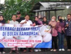 PT. Charoen Pokphad Jaya Farm Unit Welang Tebar Kebaikan, Takjil Ramadhan Hantarkan Berkah Bagi Masyarakat