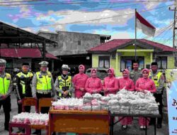 Satlantas Polres Konawe dan Bhayangkari Berbagi Takjil, Polantas Menyapa Hadirkan Kepedulian di Bulan Ramadan
