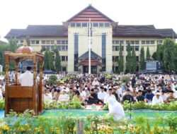 Sholat Idul Fitri 1447 H di Mapolda Sulsel, Wujud Kebersamaan Polri dan Masyarakat