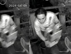 Identitas Terlacak: Detik-Detik Maling Mesin Sealer di Gallery Mecca Gedongan Terekam Jelas