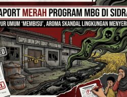 Raport Merah Program MBG di Sidrap: Dapur Umum ‘Membisu’, Aroma Skandal Lingkungan Menyeruak