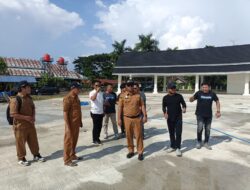 Memastikan Progres Pekerjaan Berjalan Optimal,Sekdis PUPR Konawe Tinjau Lokasi Kegiatan STQ Tingkat Provinsi