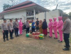 Gercep! Begini Aksi Polres Konawe Saat Salurkan Bantuan untuk Warga Unaaha yang Tertimpa Musibah