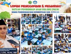 Bikin Gemas! Intip Aksi Serius Siswa PAUD Unaaha Saat Berkompetisi Mewarnai