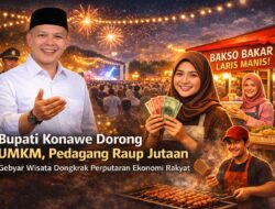 Senyum Semringah Pedagang di Gebyar Wisata Konawe: Dagangan Laris Manis Berkat Inisiasi Bupati