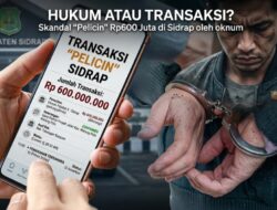 Hukum atau Transaksi? Skandal “Pelicin” Rp600 Juta di Sidrap: Rumah dan Walet Jadi Jaminan, Prosedur Aparat Dipertanyakan!