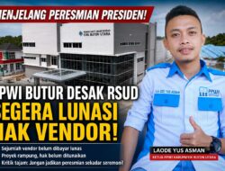 Ironi RSUD Butur Rp136 Miliar: Mau Diresmikan Presiden, Tapi Hak Vendor Malah Dicicil!