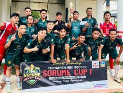 Sukses Gelar Turnamen Mini Soccer Sorume Cup I, HAM Kolaka Timur Dorong Pembinaan Generasi Muda