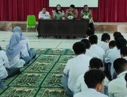 Sat Lantas Polres Konawe Gandeng Jasa Raharja, Edukasi Pelajar MAN 1 Konawe Tertib Berlalu Lintas