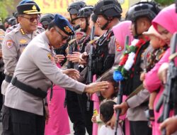 Misi Tuntas di Tanah Papua! Wakapolda Sultra Sambut Kepulangan Satgas Amole II dengan Rasa Bangga dan Haru