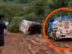 Lumpur Maut di Lameruru: Saat Aspal Berubah Menjadi Jebakan, Nyawa Sopir Jadi Taruhan