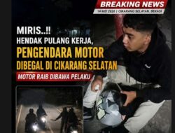 Berlumur Darah Demi Motor Kesayangan: Pengendara di Cikarang Dihujani Sabetan Sajam Saat Pertahankan Kunci Kontak