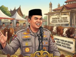 Siapkan 11 Ekor Sapi Qurban, Fantry: Wujud Peduli Personel Polres Sidrap
