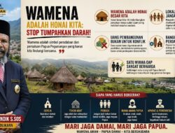 Redam Konflik Wamena, Bupati Tolikara Willem Wandik Serukan Kedamaian: “Jangan Tumpahkan Darah di Honai Kita Sendiri!”