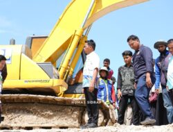 Tinjau Irigasi Lasireso, Syaharuddin Alrif Sebut 5 Hari Lagi Air Sudah Bisa Mengalir