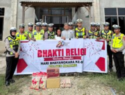 Sambut HUT Bhayangkara ke-80, Polres Konawe Gelar Bakti Sosial dan Salurkan Bantuan di Sejumlah Rumah Ibadah