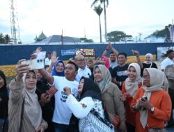 Momen Ribuan Peserta Porsenijar PGRI Sulsel ‘Kepung’ Bupati Sidrap di Stadion Ganggawa