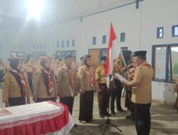 Ketua Kwarcab Konawe Lantik Pengurus Pramuka Besulutu, Pesankan Tiga Prinsip Utama Kepada Pengurus Baru