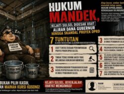 Hukum Mandek, Kejati Sulsel Didesak Usut Aliran Dana Gubernur Hingga Skandal Proyek DPRD
