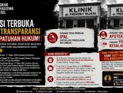 Diduga Abaikan IPAL dan Standar Operasional, LMS Desak Dinkes Selayar Periksa Klinik dr. Frengky Wijaya