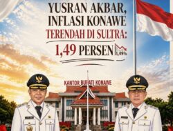 Di Bawah Kepemimpinan Yusran Akbar, Inflasi Konawe Terendah di Sultra: 1,49 Persen