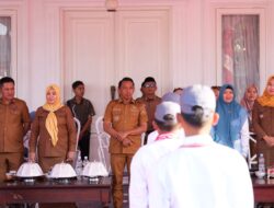 Semarakkan HUT ke-81 RI, Ribuan Pelajar SMP dan SMA di Sidrap Ikuti Lomba Gerak Jalan