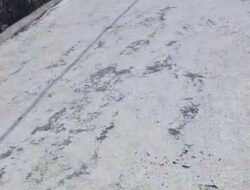 Pembangunan Baru Seumur Jagung, Rabat Beton Jalan Pabbareseng di Sidrap Dikeluhkan Warga karena Retak