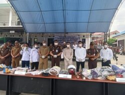 Kejari Konawe Musnahkan Barang Bukti 39 Perkara Inkracht, Narkotika dan Senjata Tajam Dimusnahkan