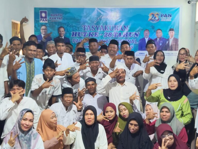 PAN Genap 28 Tahun, Yusran Akbar Tegaskan Politik Harus Berujung pada Pengabdian kepada Rakyat