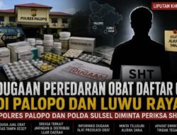 Bongkar Sindikat Daftar G! Polres Palopo dan Polda Sulsel Diminta Sikat Habis Jaringan Peredaran Obat Keras Ilegal