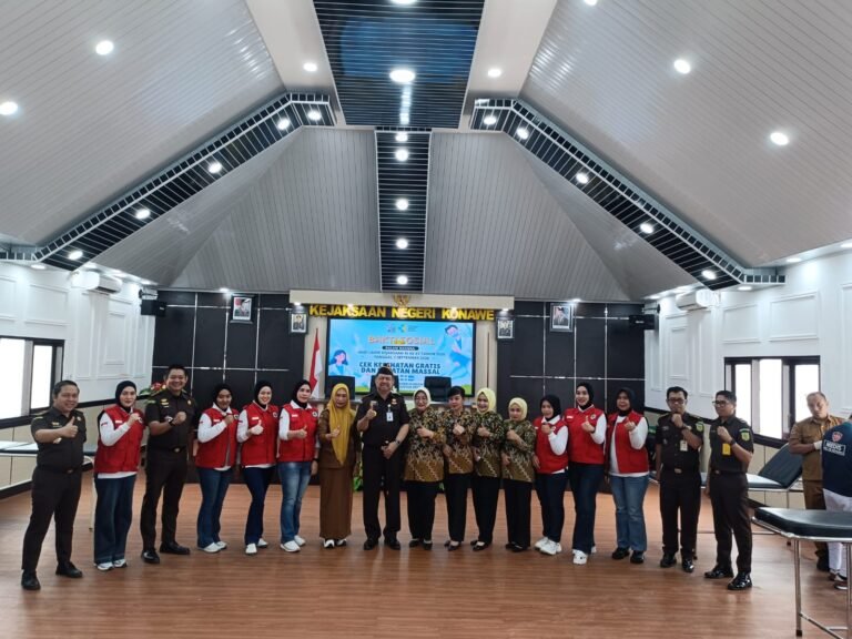 Hari Lahir Kejaksaan ke-81, Kejari Konawe Hadirkan Layanan Gratis untuk Warga