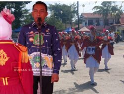 Kreativitas dan Kekompakan Warnai Lomba Gerak Jalan Indah SMP HUT ke-81 RI di Sidrap