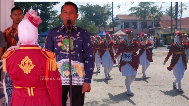 Kreativitas dan Kekompakan Warnai Lomba Gerak Jalan Indah SMP HUT ke-81 RI di Sidrap
