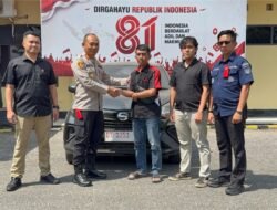 Polres Konawe Kembalikan Mobil Korban Melalui Mekanisme Pinjam Pakai Barang Bukti