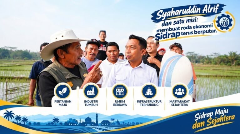 Gebrakan Bupati Syaharuddin Alrif: Membawa Sidrap Berlari Kencang Menuju Era Baru Kemakmuran