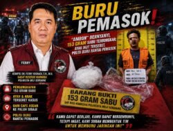 Pengembangan Kasus Narkotika di Deli Serdang: Ayah dan Anak Terseret, 153 Gram Sabu Disita