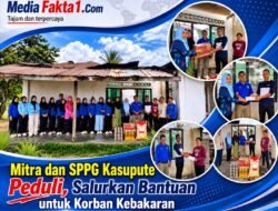 Mitra dan SPPG Kasupute Peduli, Salurkan Bantuan untuk Korban Kebakaran