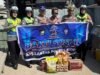 Tebar Kepedulian Jelang HUT ke-71, Sat. Lantas Sidrap Bagikan Sembako ke Penyandang Disabilitas