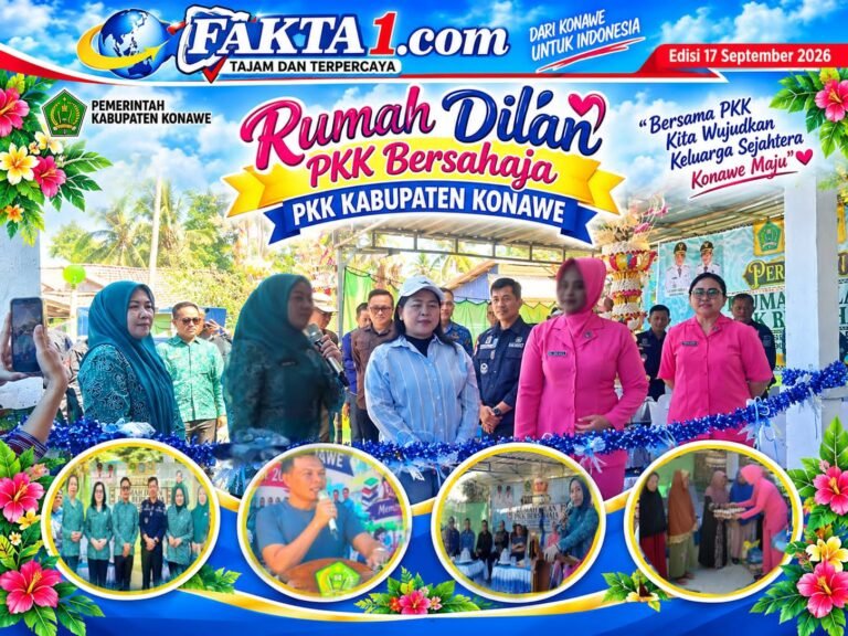 Ubah Sampah Jadi Bernilai Ekonomi, TP PKK Konawe Hadirkan Rumah Dilan di Tongauna