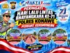 Peringati Hari Lalu Lintas Bhayangkara ke-71, Polres Konawe Perkuat Kekompakan