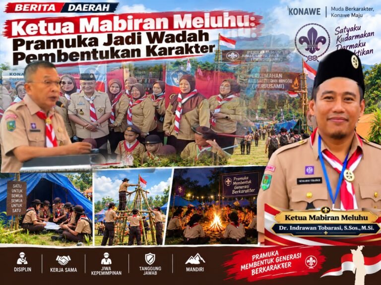 Ketua Mabiran Meluhu: Pramuka Jadi Wadah Pembentukan Karakter