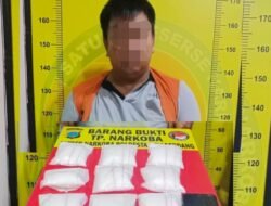 Tergiur Upah Rp30 Juta, Kurir Sabu Selipkan 928 Gram Barang Haram di Selangkangan