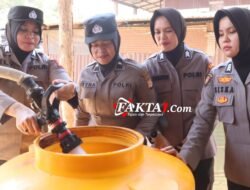 Bantuan Air Bersih Warnai Hut Polwan ke 78 di Polres Sidrap