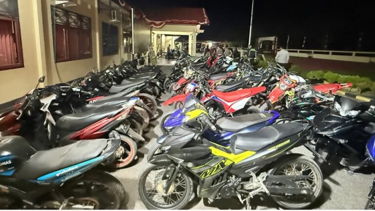 Polres Konawe Amankan 91 Motor Knalpot Brong, Kasatlantas Buka Suara Soal Isu Operasi Ilegal